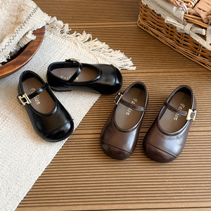 <span class=keywords><strong>Scarpe</strong></span> da ragazza in pelle nera, stile coreano, suola morbida, <span class=keywords><strong>scarpe</strong></span> da principessa retrò - Product Image 4