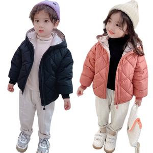 Automne hiver enfants coton manteau épaissi vêtements d'extérieur à capuche hommes femmes bébés K-Style vêtements d'âge moyen petits enfants garçons - Product Image 5