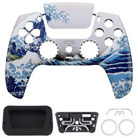EXtremeRate Luna - Carcasas Frontales Rediseñadas para el Control de PS5, Repuestos para el Mando