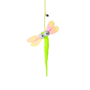 Jouet suspendu pour chat, plumes en peluche, balançoire anti-ennui pour chaton - Product Image 5