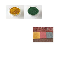 Pigment inbiologique en poudre, 15 ml, colorant, oxyde de fer rouge et jaune