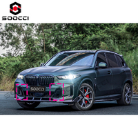 Cache de Conduit d'Air Latéral de Pare-chocs Avant en Fibre de Carbone Sèche TAKD pour BMW G05 X5 40iX 50eX M60iX M60i 2023-2026