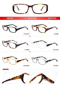 Sunray Custom Packaging Demo Lens Acetate Handmade Lightweight Durable Unisex Anti-Blue Light Eco-Friendly Eyeglasses <b>Frames</b> - Product Image 3