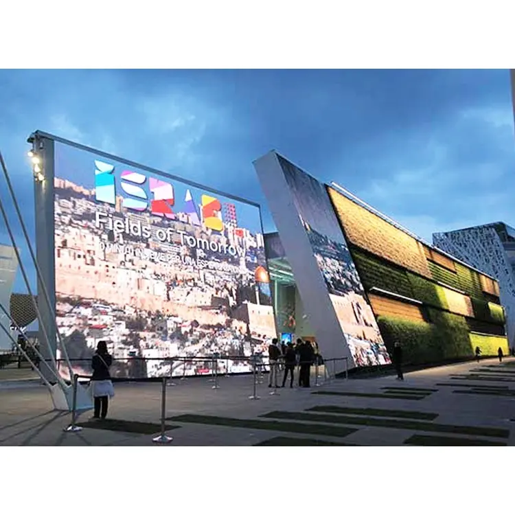 outdoor events light and thin curved installation stage rental P4.81 P3.91 P2.976 electronic led display panel