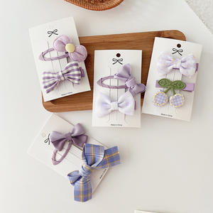 Nouveau rêve violet arc épingle à cheveux tout match jeunesse frange bord cheveux accessoires pour filles coréennes 5cm acétate pinces à cheveux pour les fêtes - Product Image 4