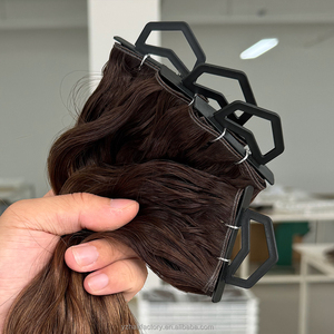 Extensions de cheveux humains naturels Remy longs et soyeux de qualité supérieure pour salon de coiffure - Product Image 2