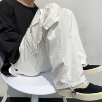 Hochwertige Mode New Custom Loose Straight Wide Leg Pants Herren Streetwear Hip-Hop Pocket Cargo Pants Hose