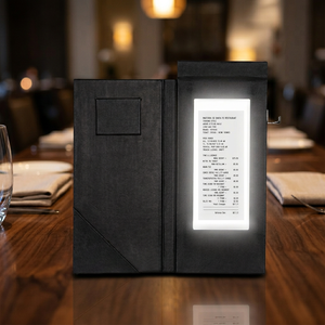 Manufacturer Pu Leather Led Restaurant Check Presenter Bill Holder Illuminated Check Holder - Product Image 1