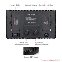 Kit d'éclairage professionnel portable RGB LED 800 lumières pour photo et vidéo, maquillage, lumière d'appoint, télécommande sans fil, réglage par téléphone, boîte de kit