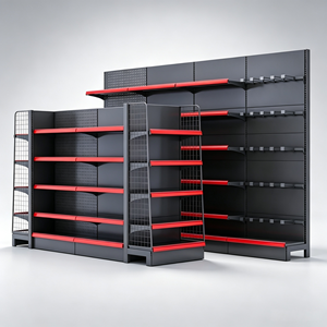 Soluciones Profesionales de Almacenamiento a Granel para Tiendas Minoristas <span class=keywords><strong>Chinas</strong></span> con Racks de Exhibición Metálicos y Estanterías de Supermercado - Product Image 1