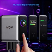 Chargeurs haute vitesse 140w Adaptateur de chargeur USB-C 100w QC3.0 4 ports USB-C Type C Chargeur mural PD Chargeur de téléphone portable Chargeur USB 2.0 Type C
