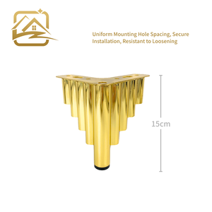 Factory Price <b>Gold</b> Mountain-shaped Metal Legs for Bracket Roombed Roomkitchen Metal <b>Sofas</b> Coated Couch Legs, <b>Sofa</b> <b>Gold</b> Leg - Product Image 1