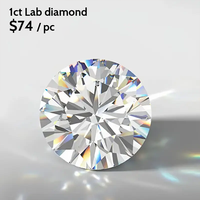 1ct Lab Grown Diamant D VVS VS Diamantes manufacturados Diamante suelto Corte redondo Excelente HPHT CVD Lab Grown Diamonds