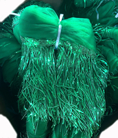 Frange de paillettes de 20 cm, 10 yards par rouleau, pour la danse latine, garniture de séquence, perles, pompon, dentelle à paillettes, danse