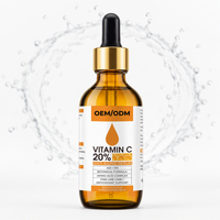 Sérum anti-âge à 20% de vitamine C, 60 ml, éclaircissant et hydratant, avec acide hyaluronique