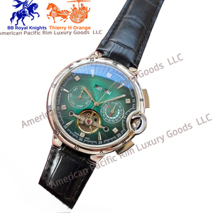 สำหรับนาฬิกาแบรนด์หรูสำหรับผู้หญิง ระบบควอตซ์ โรนด้า แซฟไฟร์ คริสตัล ประดับเพชร สายสแตนเลสสตีล ปฏิทินคู่ ฝรั่งเศส - Product Image 6