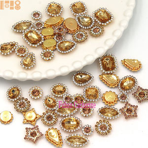 Piedras de Estrás Acrílicas con Forma de Girasol, en Varios Tamaños y Colores, para Coser, con Base Plana, en Existencia, Precio de Fábrica - Product Image 4