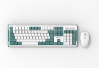 Clavier et souris sans fil personnalisés OKB0A0 Gaming Slim Combo 2,4 GHz rétroéclairé LED pour ordinateur portable