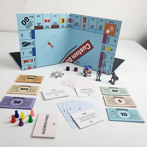 Carta stampata personalizzata per il monopolio dei bambini gioco da tavolo per Set per la famiglia-stampa Offset Design personalizzato produttore all'ingrosso - Product Image 5