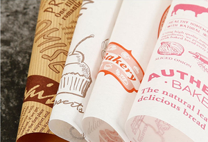 Papel de Envolver de Pulpa de Madera Virgen de Grado Alimenticio, Papel Pergamino Resistente al Aceite para Envolver Sándwiches, Papel para Empacar Pan y Galletas con Recubrimiento de PE para Tiendas de Comida - Product Image 2