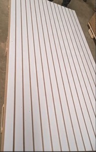 China madera contrachapada ranurada MDF melamina MDF <span class=keywords><strong>aglomerado</strong></span> 2440*1220mm - Product Image 4