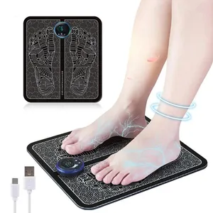 2023 Venda quente relaxamento muscular máquina de massagem de cuidados de saúde EMS tapete massageador de pés