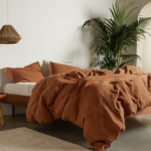 Juego de Sábanas de Lino Francés 100%, Juego de Ropa de Cama al por Mayor, Funda de Edredón, Juego de Ropa de Cama Ecológica de Lino Puro Orgánico - Product Image 5
