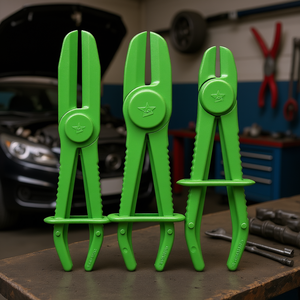 FG 170/2 Automotive Hose Clamp <b>Pliers</b> <b>Set</b> Green 3-Piece Tool Kit For Car Repair - Product Image 3