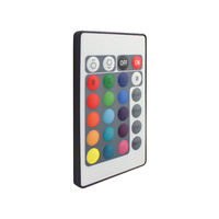Control Remoto Inalámbrico Mini IR de 24 Teclas, DC12V-24V, 144W, Controlador de Intensidad LED RGB para Luces LED RGB