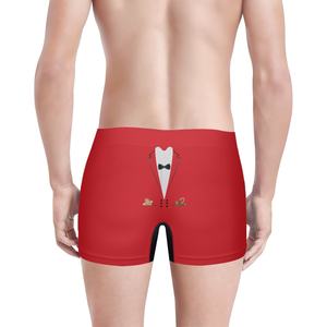<strong>Boxer</strong> Shorts <strong>Christmas</strong> Gift Box <strong>Men's</strong> Underwear Stretch Xmas Santa Claus Pine Tree Regular Leg <strong>Boxer</strong> Brief - Product Image 2