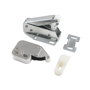 Mécanisme de poussée pour ouvrir les portes d'armoires, en fer de 2,5 mm, montage encastré, fermeture douce, design minimaliste pour portes d'armoires - Product Image 2