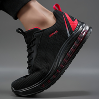 Chaussures décontractées tendance pour hommes, style marche, respirantes, antidérapantes, toutes saisons, avec empeigne en maille – Grande vente
