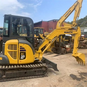 Excavadoras Usadas KOMATSU 35 PC35 PC35MR de 3.5 Toneladas, Miniexcavadora de <span class=keywords><strong>Segunda</strong></span> <span class=keywords><strong>Mano</strong></span>, Tractor Original de Japón con Certificación EPA/CE - Product Image 4