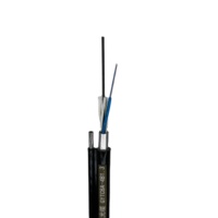 Cable de fibra óptica de 2 núcleos personalizado para exteriores, autosuficiente, Figura 8 aérea GYTC8S para fabricante de Telecomunicaciones