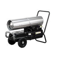 Chauffage industriel diesel OEM personnalisé 100 kW avec protection contre la surchauffe, chauffage portable pour ateliers d'usine