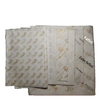 Papier d'emballage pour vêtements translucide sans acide 100% pâte vierge blanc, marque Ming Bai, emballage professionnel pour chemises, personnalisable