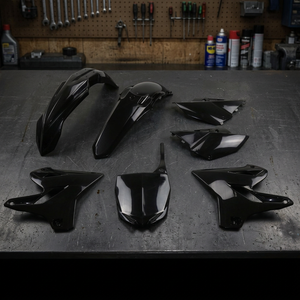 Kit di plastica nera per Yamaha YZ 125 accessori per moto a 2021 2015 - Product Image 3