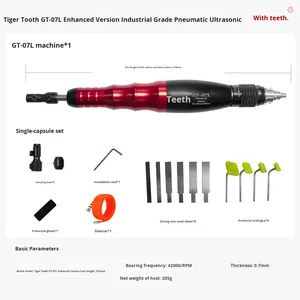 <span class=keywords><strong>Huya</strong></span> GT0.7L-202510 Amoladora Neumática de 10 mm de Recorrido, Lima Ultrasónica Telescópica para Pulido de Moldes y Piedras de Fibra, Fabricada en China - Product Image 6