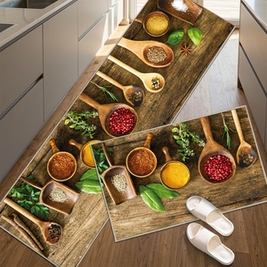 Modern Crystal Velvet <b>Non</b> <b>Slip</b> Washable <b>Kitchen</b> <b>Mat</b> Waterproof Absorbent Multipurpose for <b>Kitchen</b> Laundry Room Balcony - Product Image 4