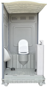 Toilette Mobile Durevole con Contenitore - Costruzione in HDPE, Resistente allo Sbiadimento, Facile da Spostare, Completa di <span class=keywords><strong>Servizi</strong></span> Igienici, Certificata CE - Product Image 3