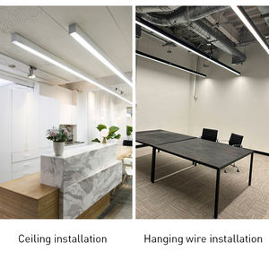 Hot Sale Commercial LED Linear Light <strong>Fixture</strong> 30W 60W 600mm 1200mm 2ft 4ft Square Shape Suspended Linkable Led <strong>Lighting</strong> - Product Image 4