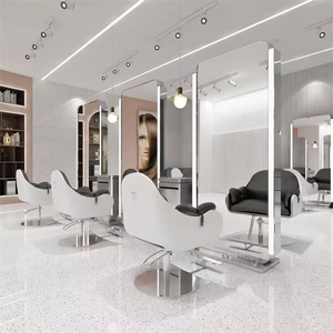 Muebles Modernos para <span class=keywords><strong>Barber</strong></span>ía, Equipo de Peluquería, Espejo de Belleza con Iluminación LED para Estilismo, Spa y <span class=keywords><strong>Barber</strong></span>ía - Product Image 6