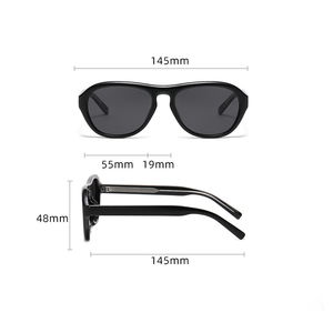 แว่นกันแดดแฟชั่นทรง PC ดีไซน์เนอร์สำหรับผู้ชาย ปี 2026 แว่นกันแดดแบบกำหนดเองพร้อมโลโก้ แว่นกันแดดโพลาไรซ์ทรงกลม - Product Image 5