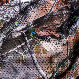 Shorts en mesh camouflage 100% polyester, coupe ample, impression par sublimation personnalisée, entrejambe 5 pouces. - Product Image 3