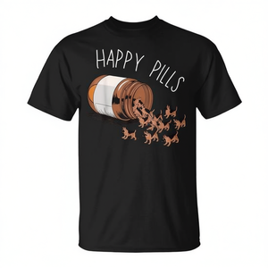 Camiseta Happy Pills para amantes de los perros pastor alemán - Product Image 2
