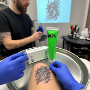 Crema Hipoalergénica Premium para Tatuajes - Bálsamo Reparador Calmante y Kit de Piel Sintética para Piel Sensible y Artistas Principiantes - Product Image 5