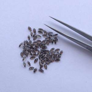 Quartz fumé brun naturel 2,5x5mm, taille marquise, certifié IGI, en vrac, meilleur prix de gros en ligne, bijou authentique Alibaba - Product Image 1