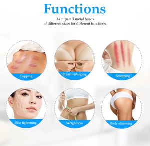 Perangkat bekam vakum XXL terlaris | Terapi pengangkat pantat dengan cangkir besar | Peningkatan bokong non-invasif - Product Image 4