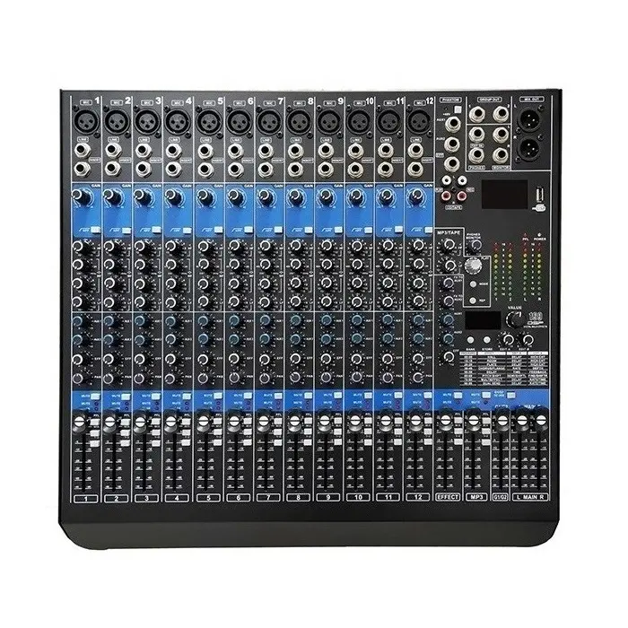 Audio Mixer Phantom Power Usb Dj Mixing Console Mixer Pro Audio Apparatuur Professionele Audio Interface
