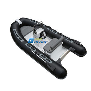 Qingdao Rassembler 11.8ft <span class=keywords><strong>pas</strong></span> <span class=keywords><strong>cher</strong></span> hypalon bateau pneumatique semi-rigide petit canot pneumatique avec CE RIB360B - Product Image 3